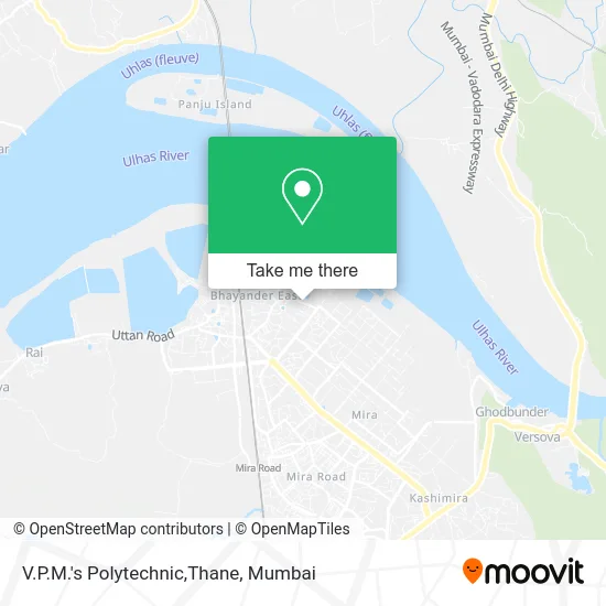 V.P.M.'s Polytechnic,Thane map