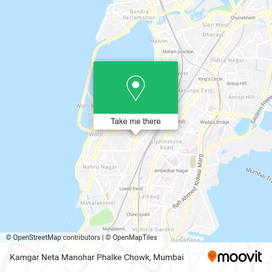 Kamgar Neta Manohar Phalke Chowk map