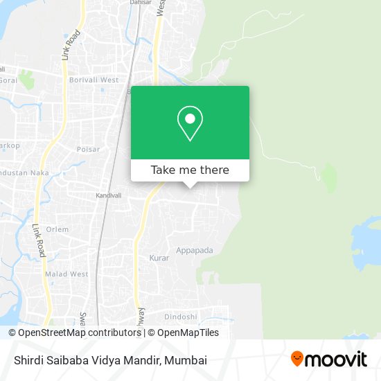 Shirdi Saibaba Vidya Mandir map