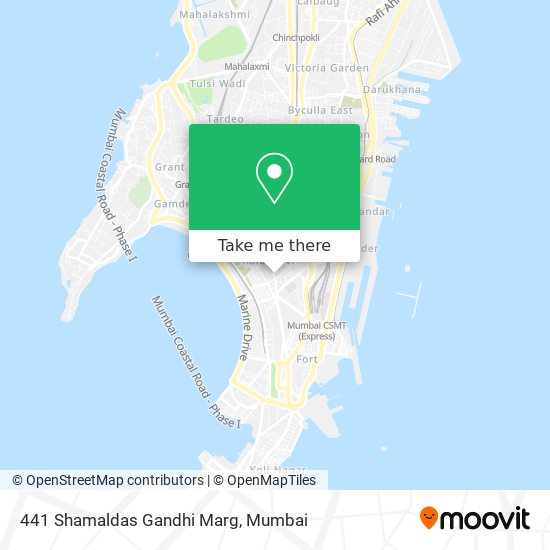 441 Shamaldas Gandhi Marg map