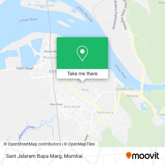 Sant Jalaram Bapa Marg map