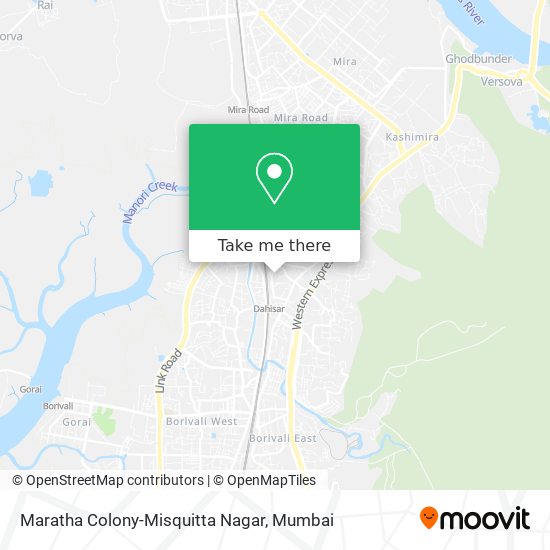 Maratha Colony-Misquitta Nagar map