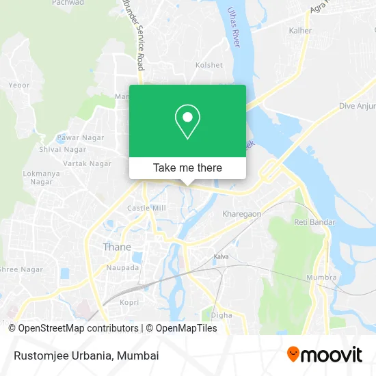 Rustomjee Urbania map