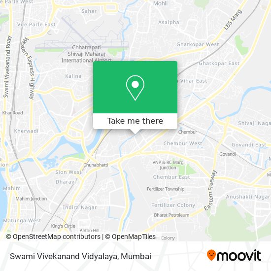 Swami Vivekanand Vidyalaya map