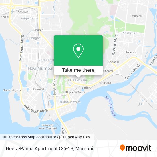 Heera-Panna Apartment C-5-18 map