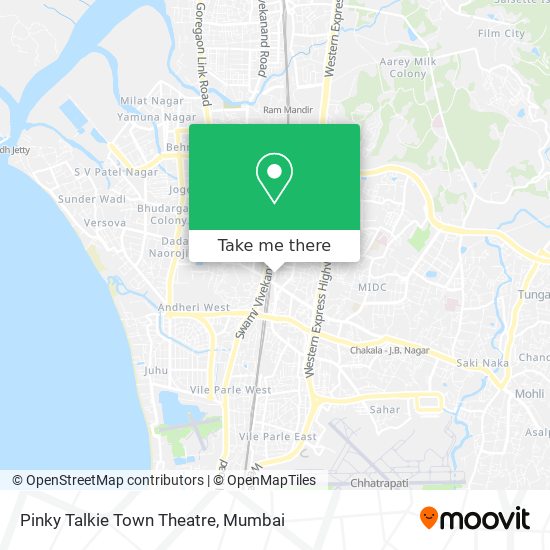 Pinky Talkie Town Theatre map