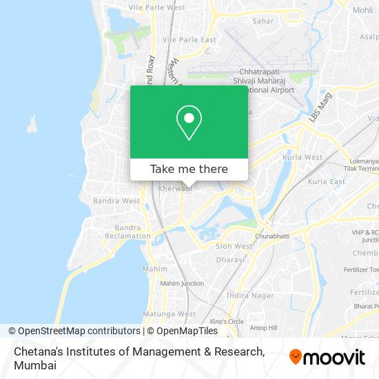 Chetana's Institutes of Management & Research map