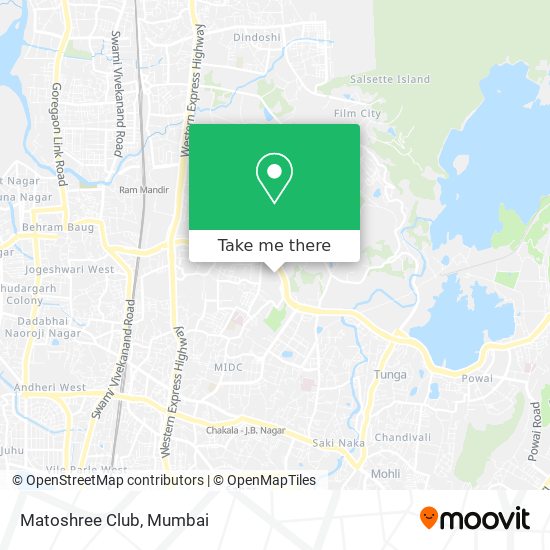 Matoshree Club map