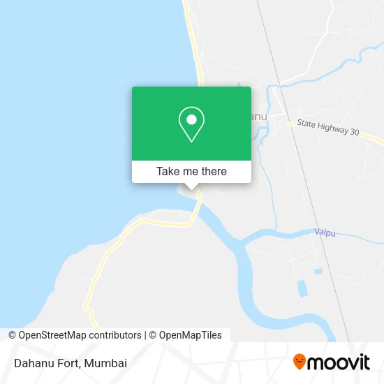 Dahanu Fort map