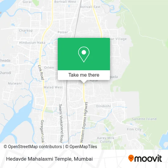 Hedavde Mahalaxmi Temple map