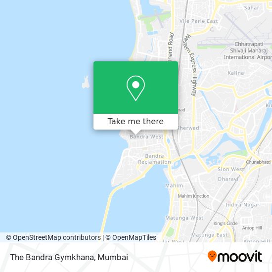 The Bandra Gymkhana map