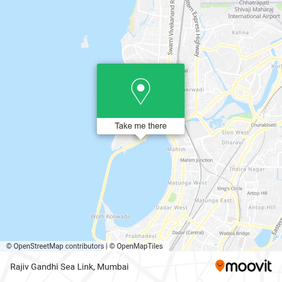 Rajiv Gandhi Sea Link map