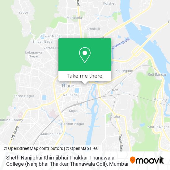 Sheth Nanjibhai Khimjibhai Thakkar Thanawala College (Nanjibhai Thakkar Thanawala Coll) map