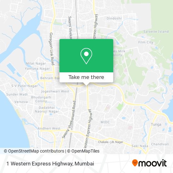 1 Western Express Highway map