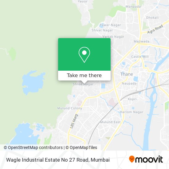 Wagle Industrial Estate No 27 Road map