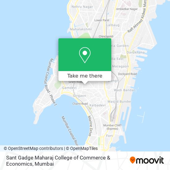 Sant Gadge Maharaj College of Commerce & Economics map