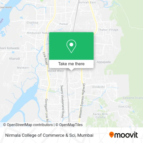 Nirmala College of Commerce & Sci map