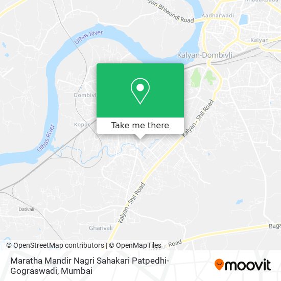 Maratha Mandir Nagri Sahakari Patpedhi-Gograswadi map