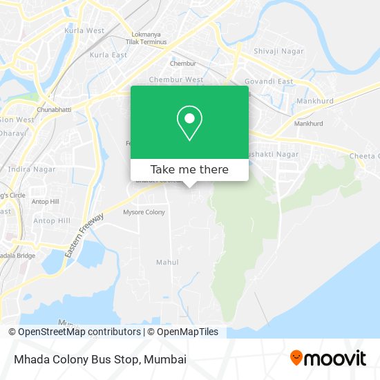 Mhada Colony Bus Stop map