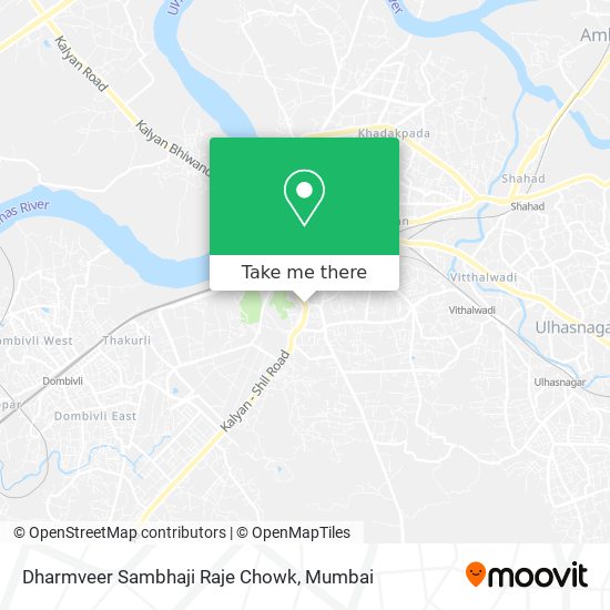 Dharmveer Sambhaji Raje Chowk map