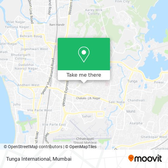 Tunga International map