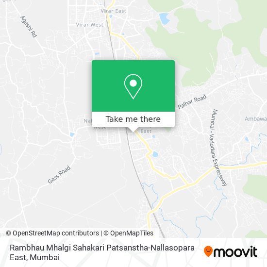 Rambhau Mhalgi Sahakari Patsanstha-Nallasopara East map