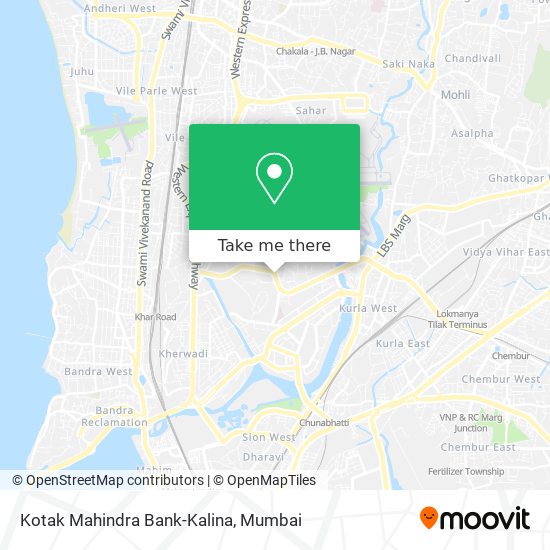 Kotak Mahindra Bank-Kalina map