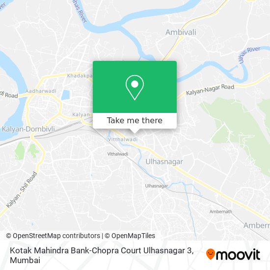 Kotak Mahindra Bank-Chopra Court Ulhasnagar 3 map