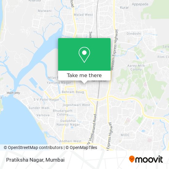 Pratiksha Nagar map