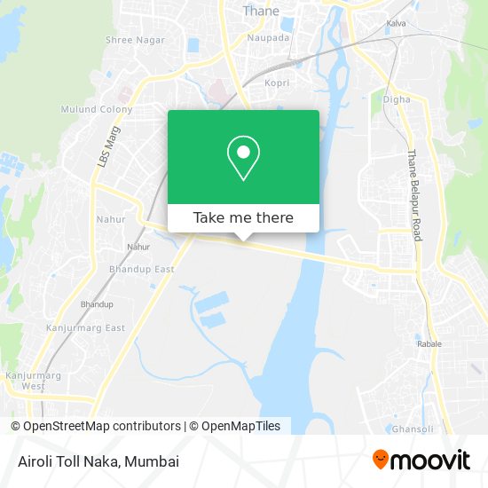 Airoli Toll Naka map