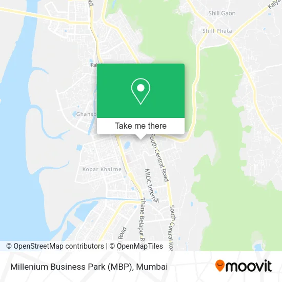 Millenium Business Park (MBP) map