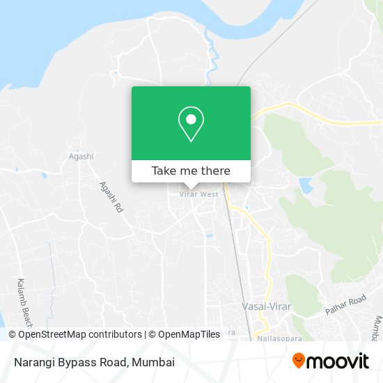 Narangi Bypass Road map