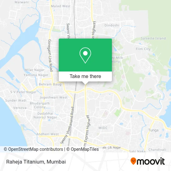 Raheja Titanium map