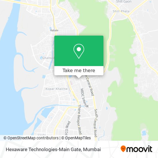 Hexaware Technologies-Main Gate map