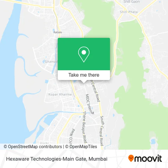 Hexaware Technologies-Main Gate map