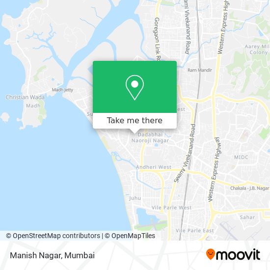 Manish Nagar map