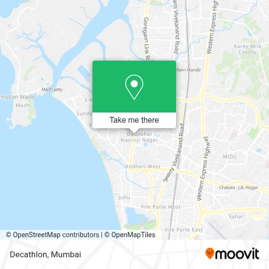 Decathlon map