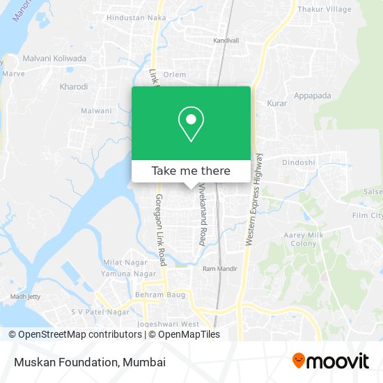 Muskan Foundation map