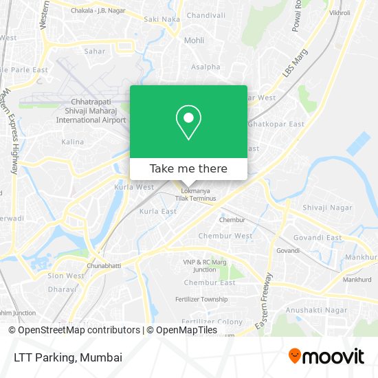 LTT Parking map