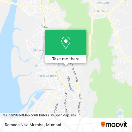 Ramada Navi Mumbai map