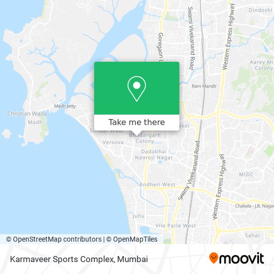 Karmaveer Sports Complex map