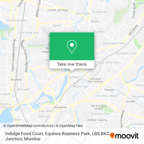 Indulge Food Court, Equinox Business Park, LBS BKC Junction map