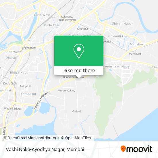 Vashi Naka-Ayodhya Nagar map