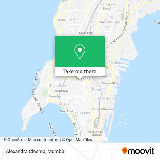 Alexandra Cinema map