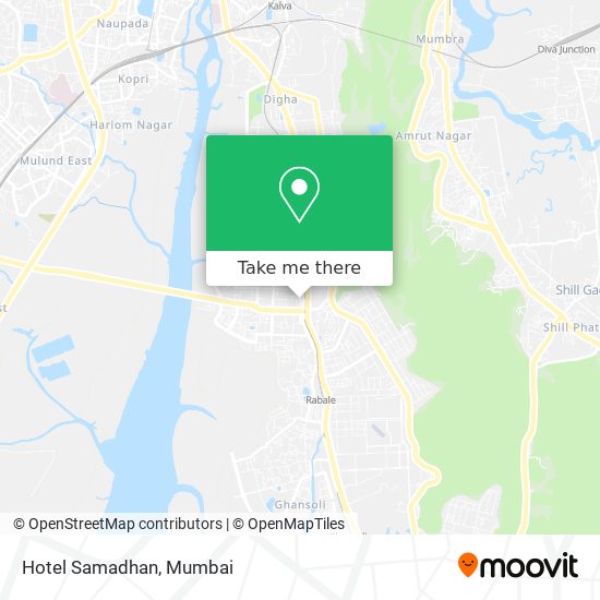 Hotel Samadhan map