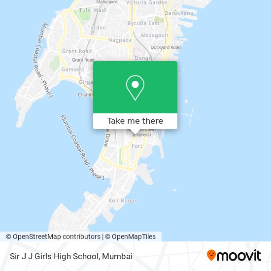 Sir J J Girls High School map