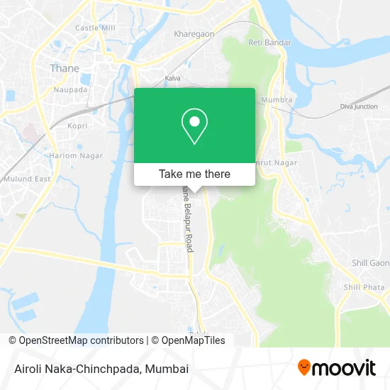 Airoli Naka-Chinchpada map