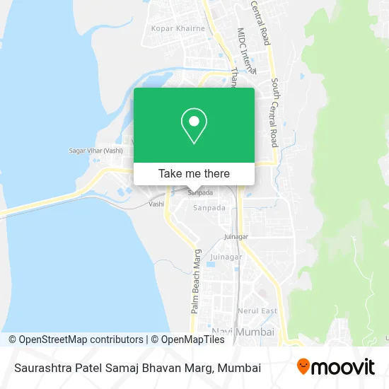 Saurashtra Patel Samaj Bhavan Marg map