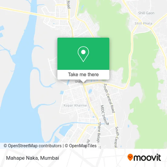 Mahape Naka map