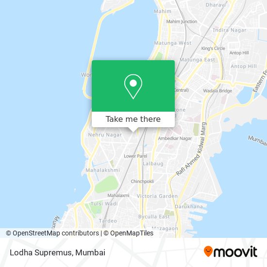 Lodha Supremus map